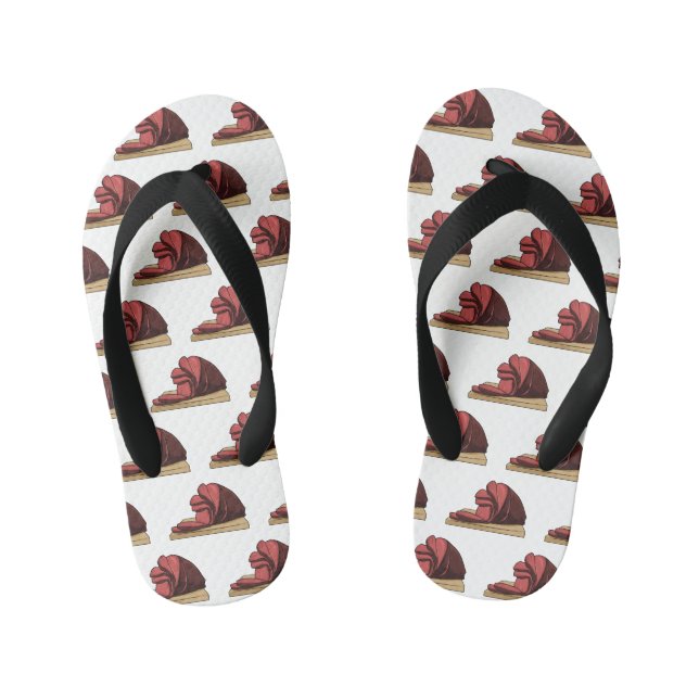 Tongs Enfants Illustration de jambon (Semelle)