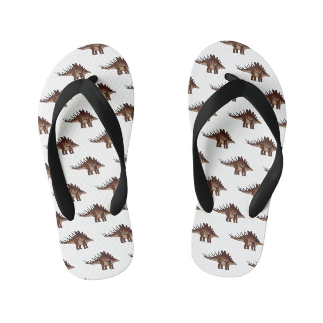 Tongs Enfants Illustration de Kentrosaurus (Semelle)