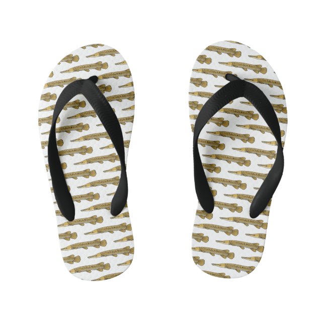 Tongs Enfants Illustration de l'alligator garfish (Semelle)
