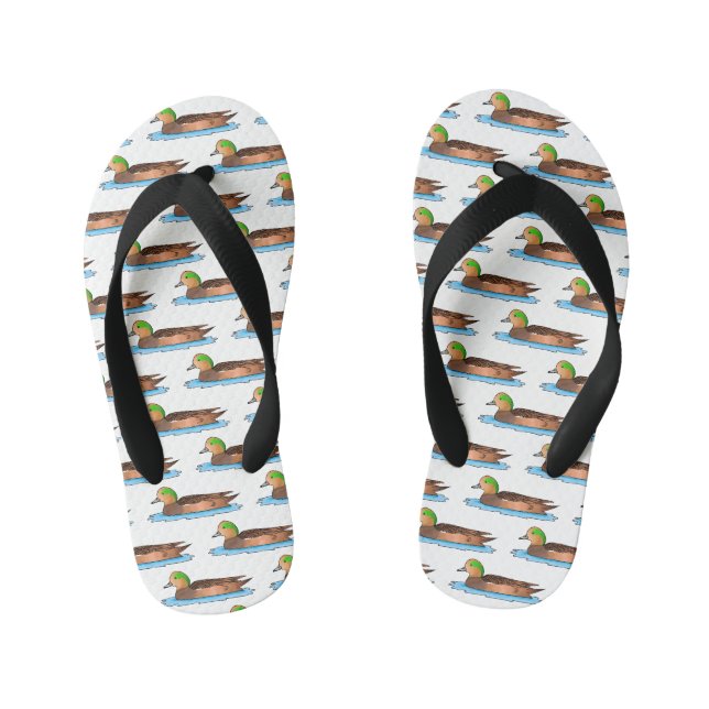 Tongs Enfants Illustration de l'esturgeon américain (Semelle)