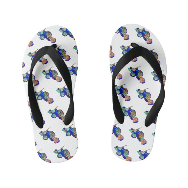 Tongs Enfants Illustration de Mandarinfish (Semelle)