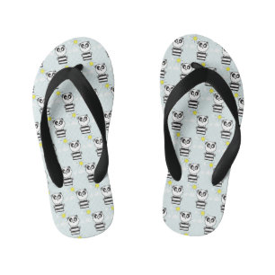 Tongs Enfants Illustration de panda mignon