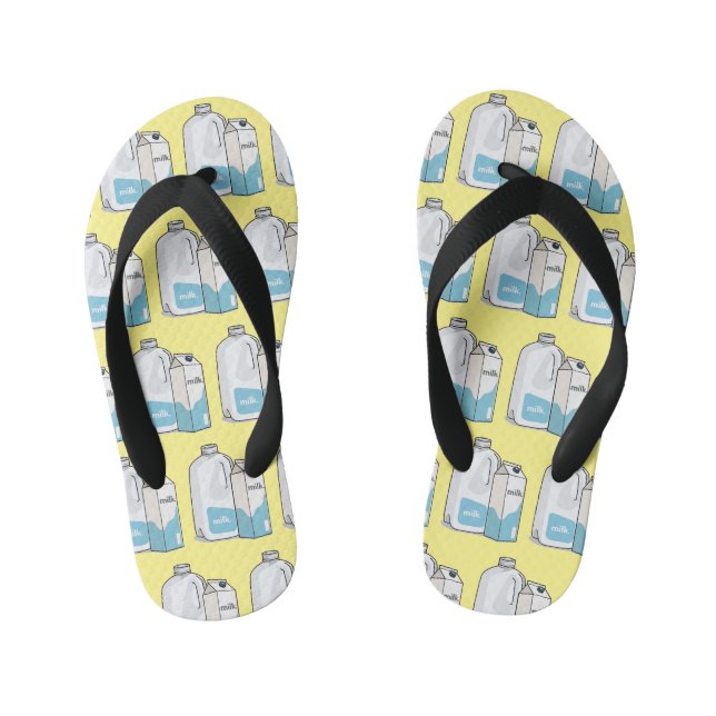 Tongs Enfants Illustration du lait (Semelle)