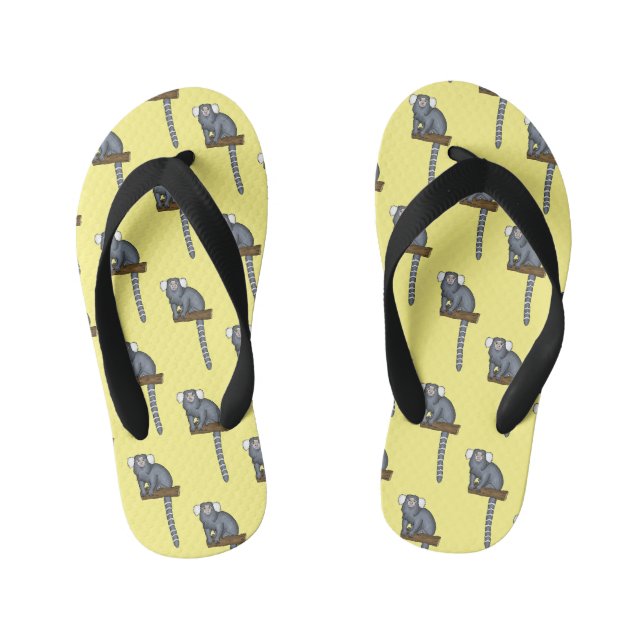 Tongs Enfants Illustration marmoset commune (Semelle)