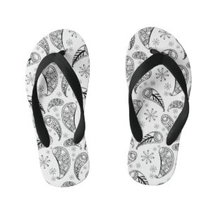 Tongs Enfants Indian Paisley Motif Mankolam