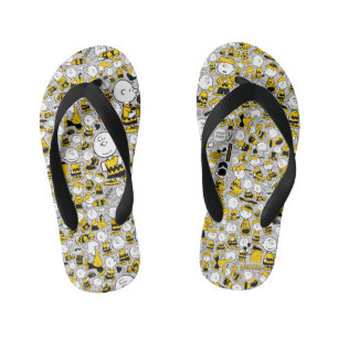 Tongs Enfants Je Suis Charlie Motif Brown