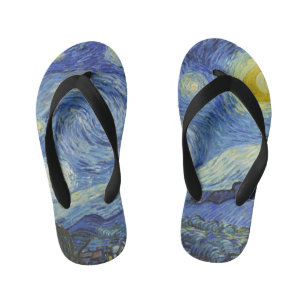 Tongs Enfants La nuit étoilée de Van Gogh
