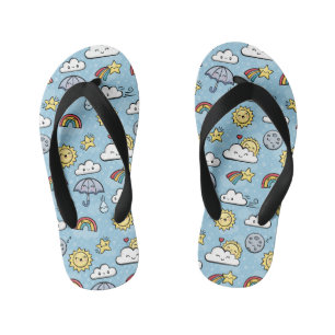 Tongs Enfants Météo mignonne