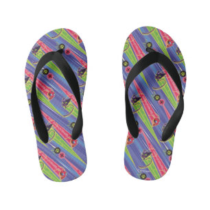 Tongs Enfants Miraculous Kwamis Tikki & Plagg Motif