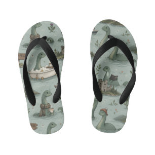 Tongs Enfants Monstre du Loch Ness 