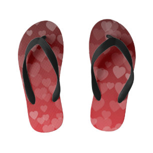 Tongs Enfants Motif de coeur 19