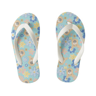 Tongs Enfants Motif de fleurs Scooby-Doo