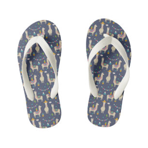 Tongs Enfants Motif de la Llama