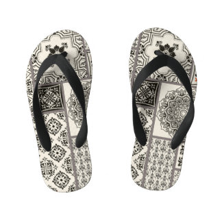 Tongs Enfants Motif de tuile islamique Majolica