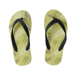 Tongs Enfants Motif Feuille tropical 17