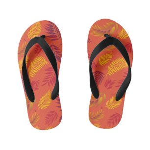 Tongs Enfants Motif Feuille tropical 18
