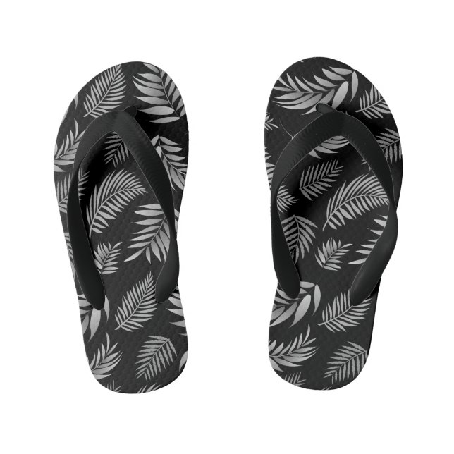 Tongs Enfants Motif Feuille tropical 4 (Semelle)