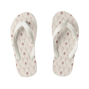 Tongs Enfants Motif floral de tulipe moderne