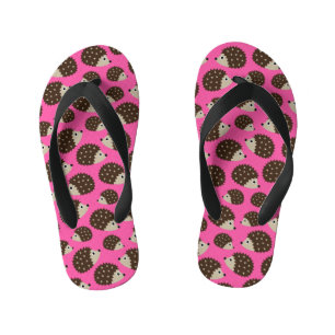 Tongs Enfants motif sans soudure des hérissons (version 5)