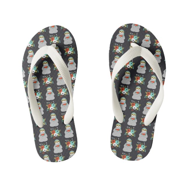 Tongs Enfants Motif Sloth (Semelle)
