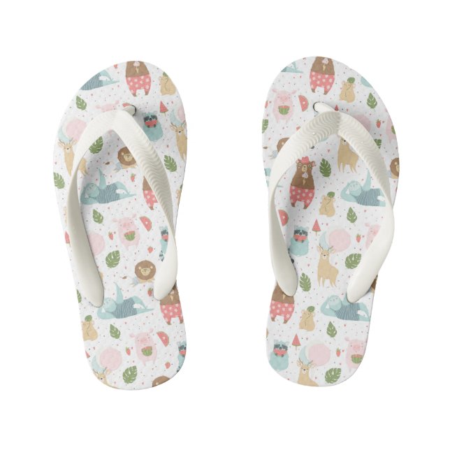 Tongs Enfants Motif Sloth & Friends (Semelle)