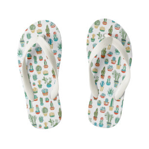 Tongs Enfants Motif succulent