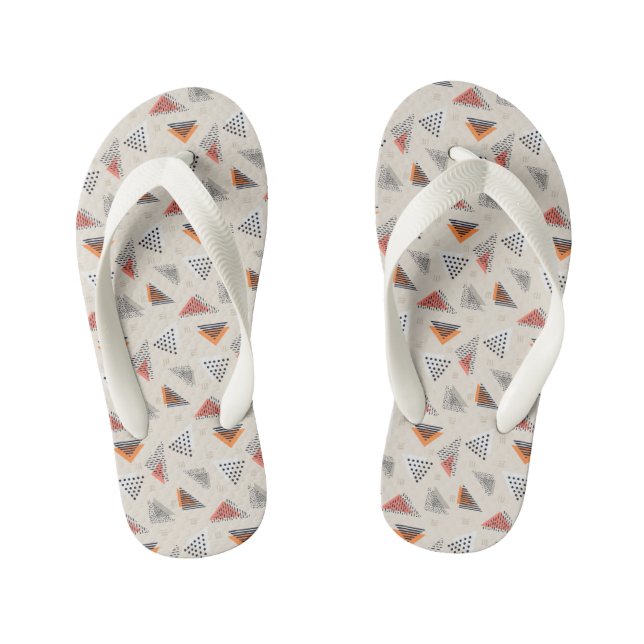 Tongs Enfants Motif triangle géométrique (Semelle)