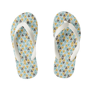 Tongs Enfants Motif triangulaire géométrique