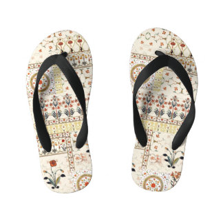 Tongs Enfants Mughal Floral Paisley : Ethnic Digital Elegance.