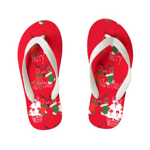 Tongs Enfants Noël intéressant en route à faire soi-même