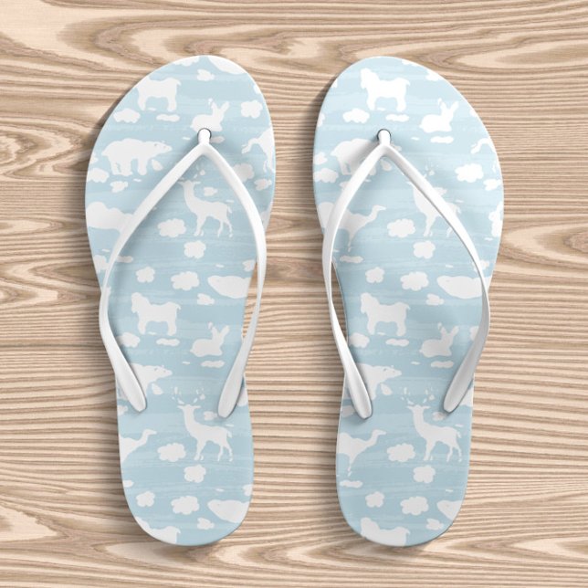 Tongs Enfants Nuages de rêve Ciel bleu (Créateur téléchargé)