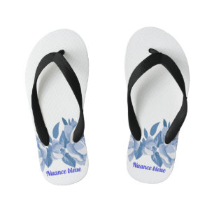 Tongs Enfants Nuance bleue ensemble bain