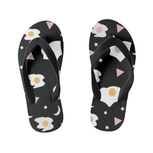 Tongs Enfants Œufs Confettis Étoiles Formes