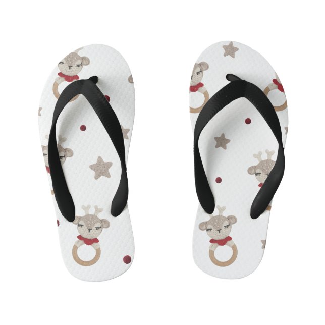 Tongs Enfants Ours mignon (Semelle)