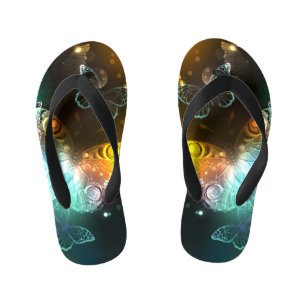 Tongs Enfants Papillon lumineux et papillons de nuit