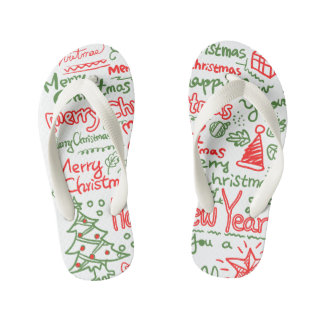 Tongs Enfants Par de chinelo de Natal