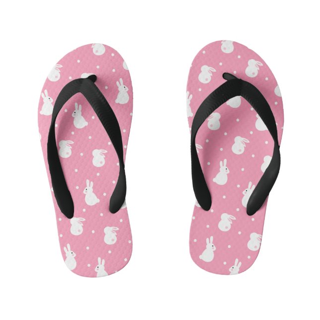 Tongs Enfants Patters de Cute Rabbit Polka (Semelle)
