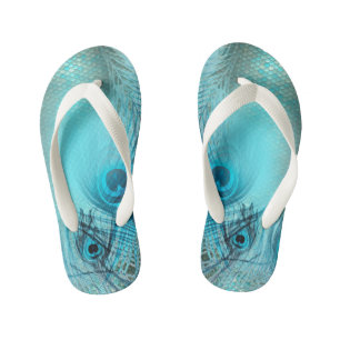 Tongs Enfants Peacocks et sirènes