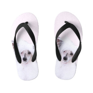 Tongs Enfants Peinture chinoise en poudre - Art Chien