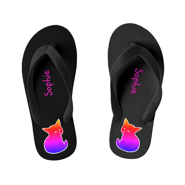 Tongs Enfants Petit chaton (Semelle)