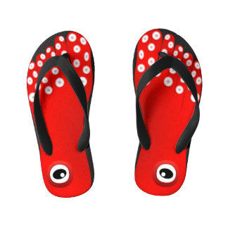 Tongs Enfants Pied en forme de poulpe