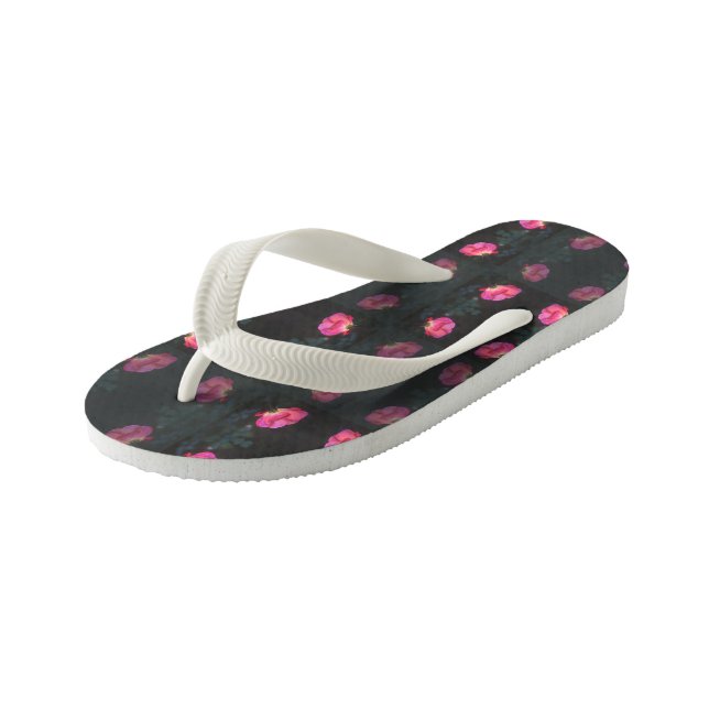 Tongs Enfants Pink Roses Garden (Incliné)