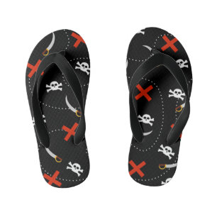 Tongs Enfants Pirate Skull Motif
