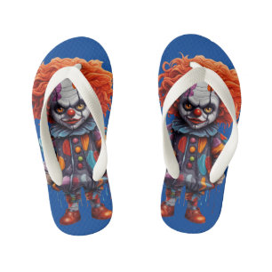 Tongs Enfants porter autour de la maison Halloween