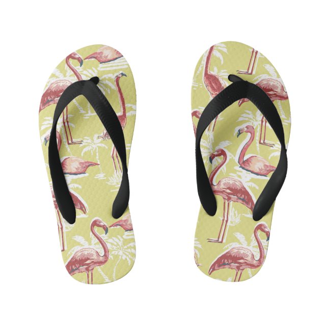 Tongs Enfants Retourner Flamant rose (Semelle)