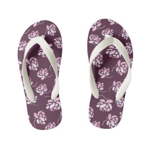 Tongs Enfants Rétro motif floral