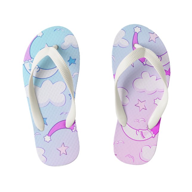 Tongs Enfants sandales pour bébé nuage lune dégradé enfant (Semelle)