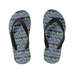 Tongs Enfants Scooby-Doo ! Logo Monster Silhouette