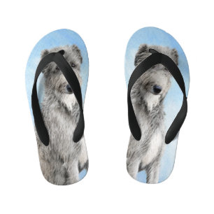 Tongs Enfants Scottish Deerhound Peinture - Cute Original Chien 
