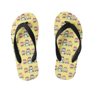 Tongs Enfants Session de jam cartoon mignon humour musicien